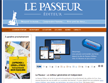 Tablet Screenshot of le-passeur-editeur.com